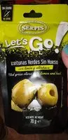 Количество сахара в Aceitunas verdes sin hueso con limón y albahaca