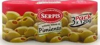 Количество сахара в Aceitunas rellenas de pimiento