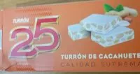 含糖量 Turrón de cacahuete