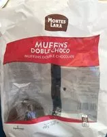 Cantidad de azúcar en Muffins doble chocolate