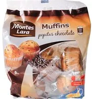 Cantidad de azúcar en Montes Lara Muffins Pepites Chocolat Vanille 450 GRS