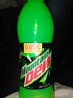 Azúcar y nutrientes en Mountain dew