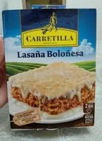 Cantidad de azúcar en Lasaña boloñesa
