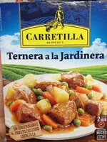 Cantidad de azúcar en Ternera a la Jardinera