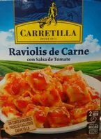 Cantidad de azúcar en Raviolis de carne