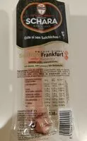 Amount of sugar in Schara Frankfurt