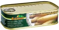 Cantidad de azúcar en Esparragos