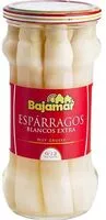Cantidad de azúcar en Esparragos