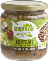 Cantidad de azúcar en Bio lentejas guisadas con verduras producto ecológico