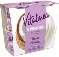 Amount of sugar in Vitalinea cremoso yogur de coco