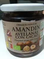 Quantité de sucre dans avellanas con cacao