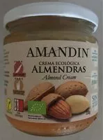 Quantité de sucre dans Crème écologique d'amandes