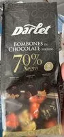 入っている砂糖の量 Bombones de chocolate 70% negro