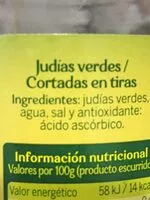 Sucre et nutriments contenus dans Gvtarra