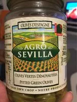Amount of sugar in Olives vertes dénoyautées