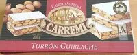 糖質や栄養素が Carremi