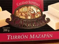 İçindeki şeker miktarı Turrón Mazapán