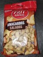 Suhkru kogus sees Anacardos salados