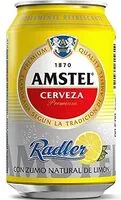 Количество сахара в Amstel Radler