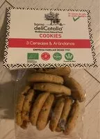 Amount of sugar in Cookies 3 cereales arandanos