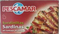 Sokerin määrä sisällä Sardinillas en tomate picante