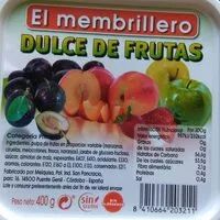 Sucre et nutriments contenus dans El membrillero