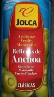 Suhkru kogus sees Aceitunas verdes rellenas de anchoa