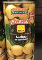 Suhkru kogus sees Aceitunas verdes rellenas de anchoa del Cantábrico