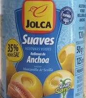 Suhkru kogus sees Aceitunas verdes rellenas de anchoa suaves