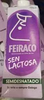 चीनी की मात्रा Leche feiraco sin lactosa