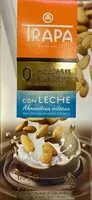 Quantité de sucre dans Milk chocolate with almonds