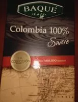 Cantidad de azúcar en Café Colombia 100% suave