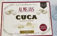 Cantidad de azúcar en Almejas