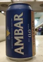 Cerveza ambar triple zero tostada