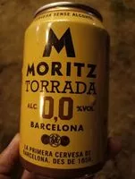 Sokerin määrä sisällä Cerveza Moritz Torrada (tostada) 0,0 %