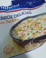 Sokerin määrä sisällä Arroz delicias con tortillas Maheso