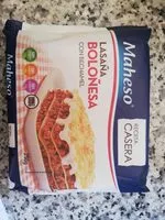 Sokerin määrä sisällä Lasaña Boloñesa con bechamel