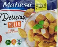 Sokerin määrä sisällä Delicias de pollo