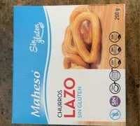Sokerin määrä sisällä Churros Lazo sin gluten