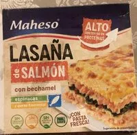 Sokerin määrä sisällä Lasaña de Salmón