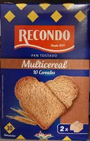 Cantidad de azúcar en Pan tostado