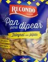Cantidad de azúcar en Pan para dipear Integral con Pipas