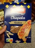 Cantidad de azúcar en Chapata rústica