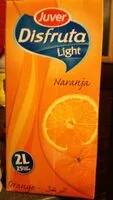 含糖量 Disfruta light naranja