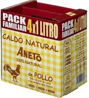 İçindeki şeker miktarı Caldo de pollo 100% natural