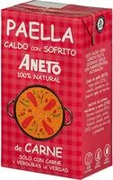İçindeki şeker miktarı Caldo para paella de carne y verduras