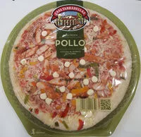 Suhkru kogus sees Pizza de pollo