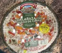 入っている砂糖の量 pizza de calabaza con queso de cabra