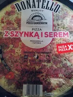 Suhkru kogus sees Pizza z szynką i serem
