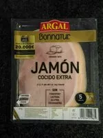 Suhkru kogus sees Jamón cocido extra argal